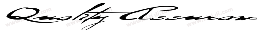 Quality Assurance字体转换